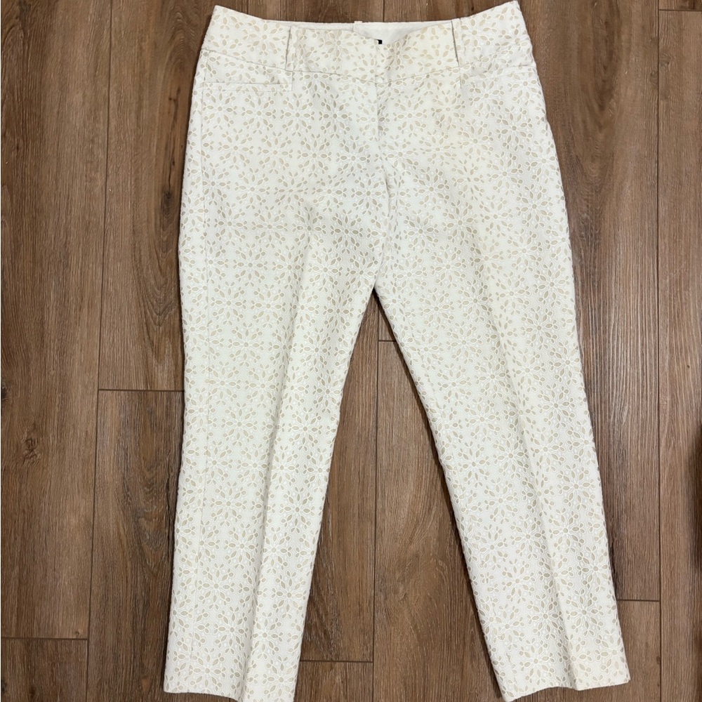 The Limited Cream Floral Pants